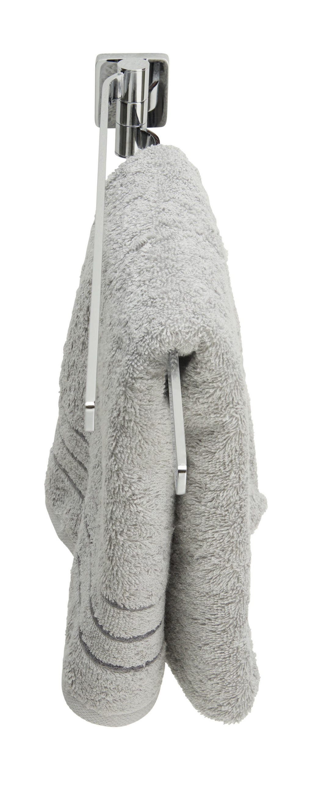 HANDTUCHHALTER 40/5,7/4,4 cm  - Chromfarben, Basics, Metall (40/5,7/4,4cm)
