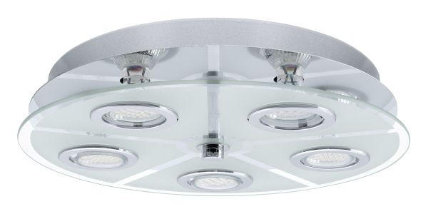 LED-DECKENLEUCHTE 35 cm  - Chromfarben, Design (35cm) - Eglo