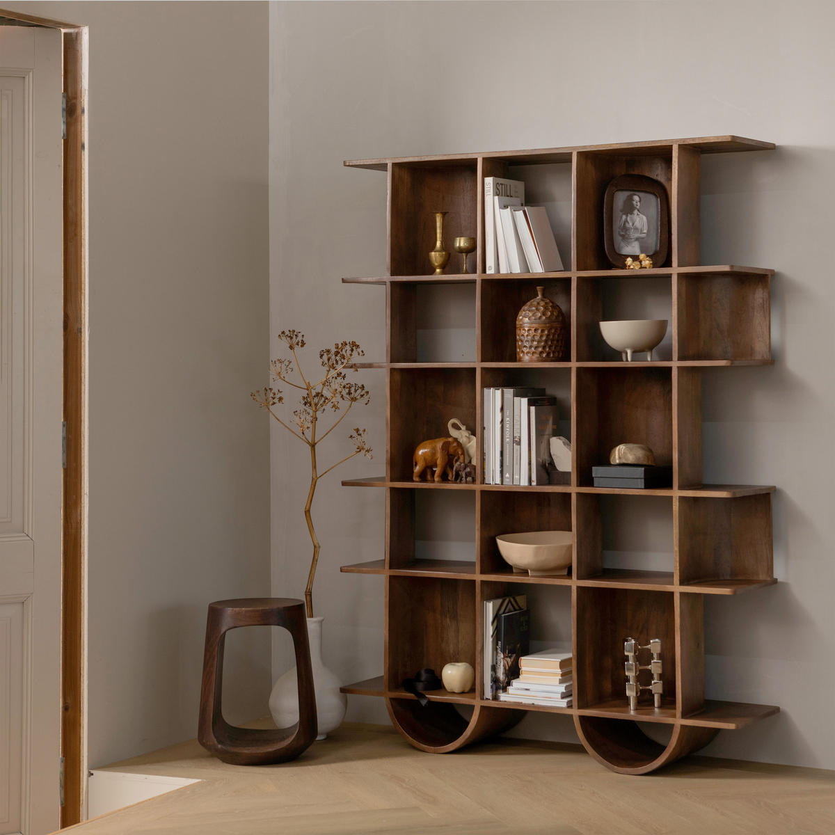 REGAL  130/180/35 cm Dunkelbraun  - Dunkelbraun, Design, Holz (130/180/35cm) - Livetastic