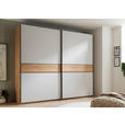 SCHWEBETÜRENSCHRANK  in Eichefarben, Hellgrau  - Eichefarben/Hellgrau, Design, Holz/Holzwerkstoff (270/225,5/60cm) - Xora