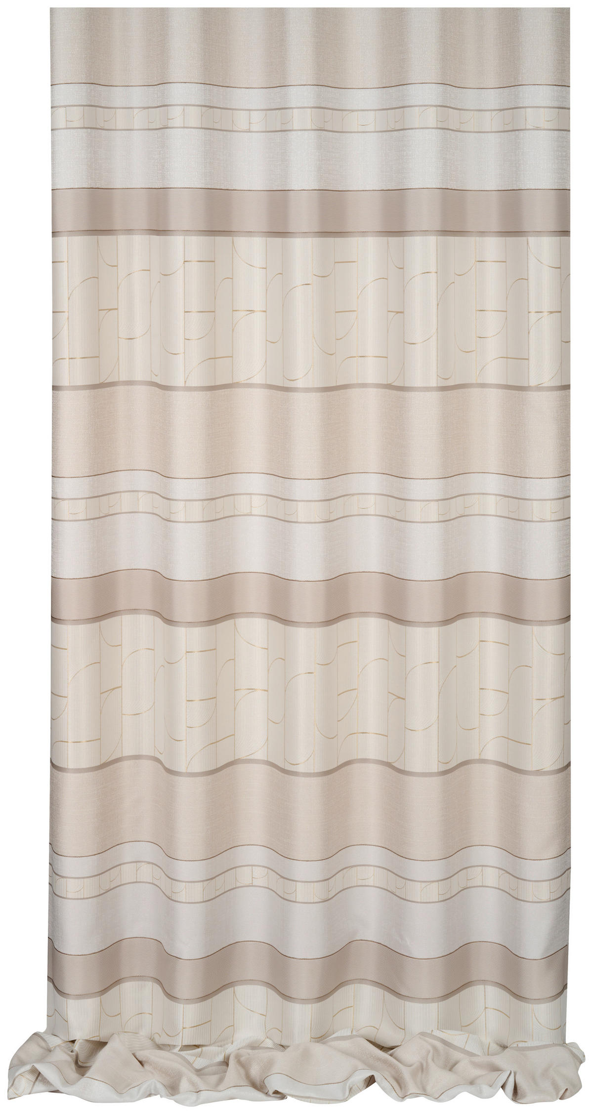 DEKOSTOFF per lfm blickdicht  - Beige, KONVENTIONELL, Kunststoff (160cm) - Esposa
