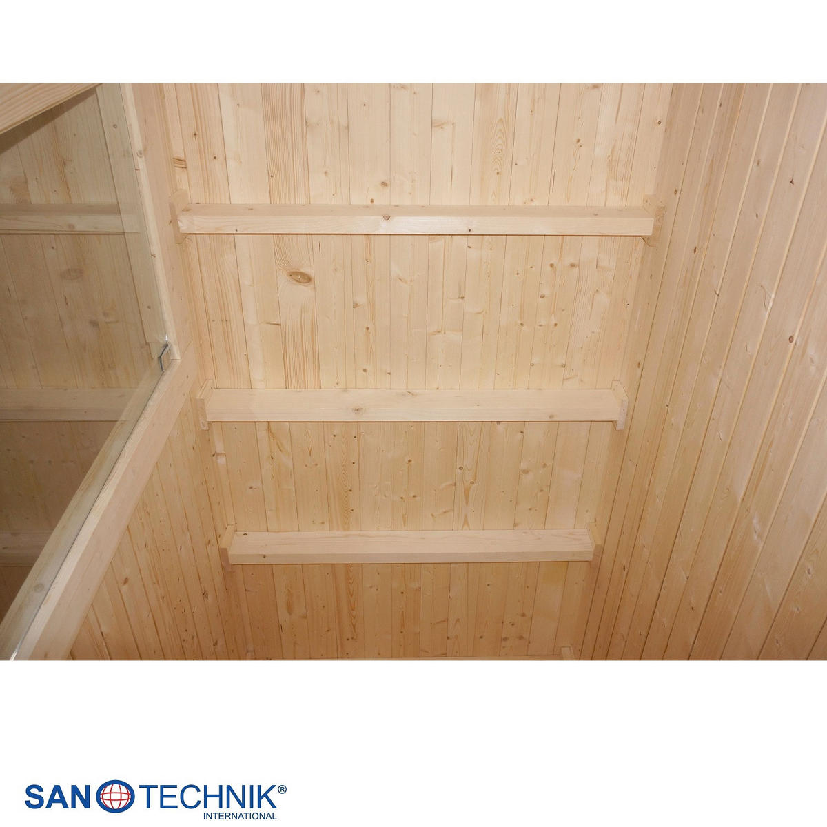 SAUNA für 4-5 Personen Vaasa  - Naturfarben, KONVENTIONELL, Holz (310/230/219,5cm) - Sanotechnik