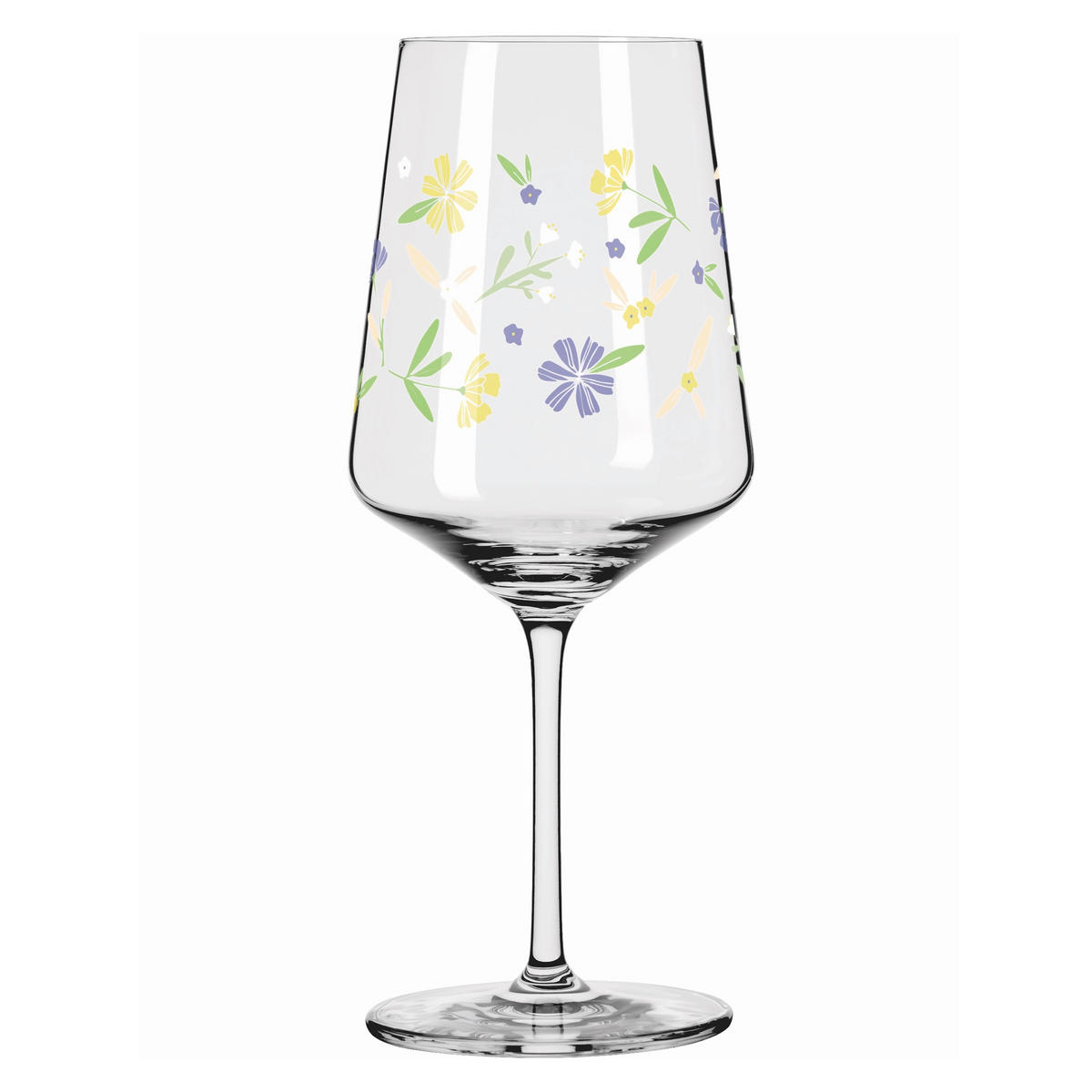 GLÄSERSET Sommertau 4-teilig  - Transparent/Lila, Trend, Glas (9,3/22,5cm) - Ritzenhoff