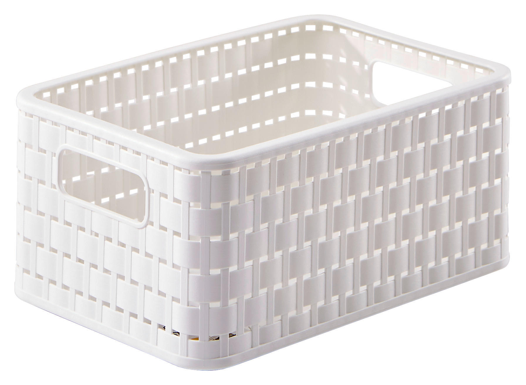 KORB  - Weiß, Basics, Kunststoff (28/18,5/12,6cm) - Rotho