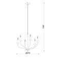 HÄNGELEUCHTE 45/130 cm  - Schwarz, Trend, Metall (45/130cm) - Novel