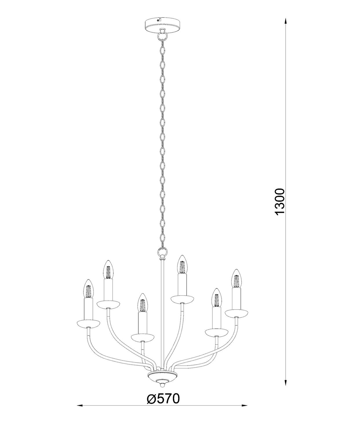 HÄNGELEUCHTE 45/130 cm  - Schwarz, Trend, Metall (45/130cm) - Novel