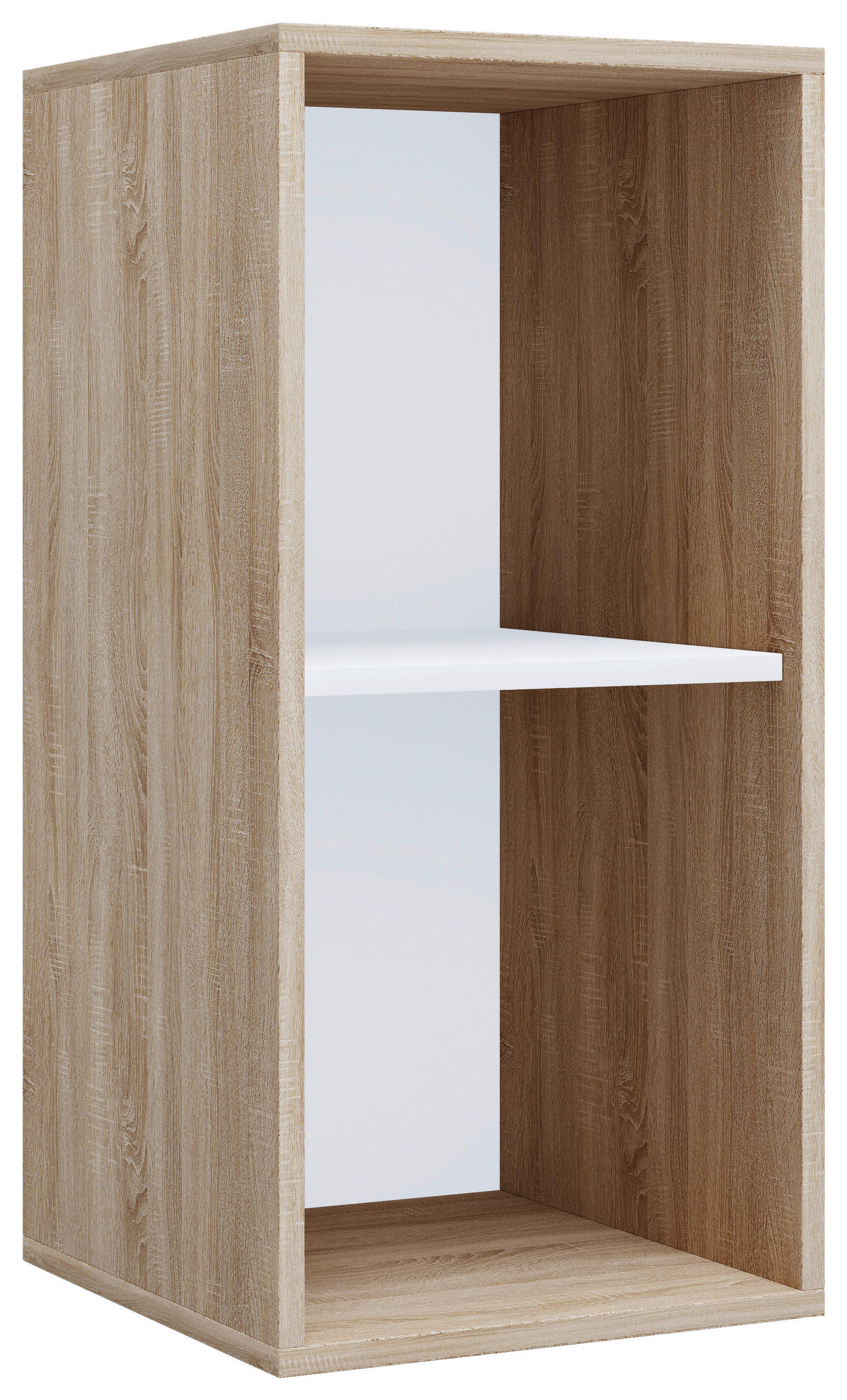 AKTENREGAL Sonoma Eiche  - Buchefarben/Sonoma Eiche, MODERN, Holzwerkstoff (35/74/37cm) - MID.YOU