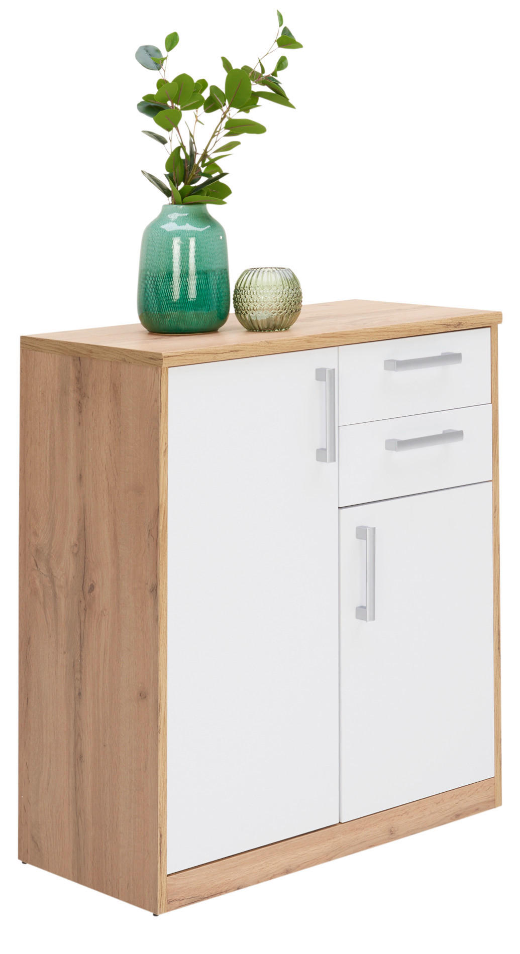 Xora KOMODA, bílá, dub wotan, 72/84/36 cm