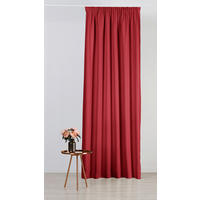 Material Perdele Și Draperii obscuritate  - roșu închis, Basics, textil (45/280cm)