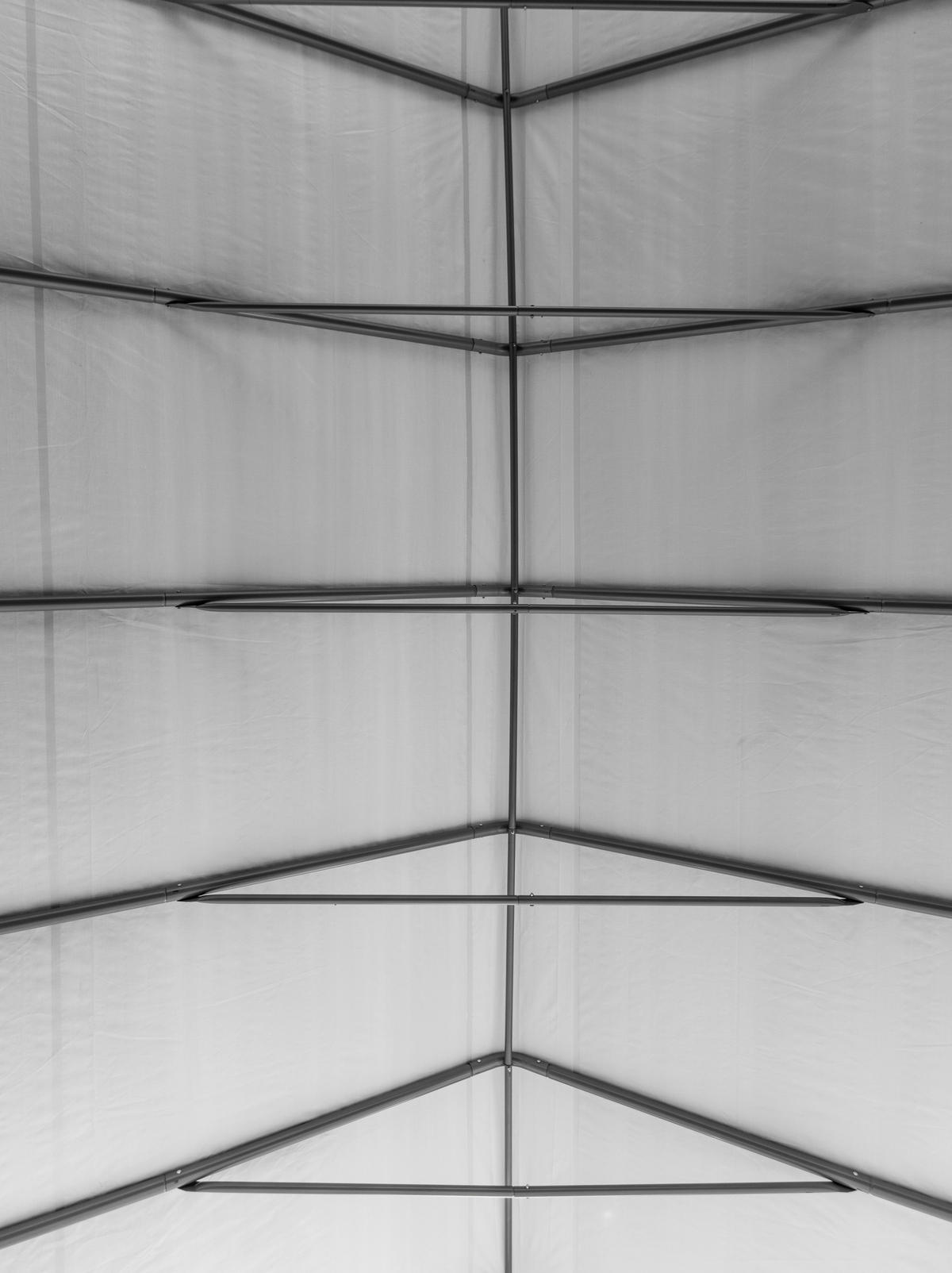 ZELTGARAGE  - Dunkelgrün, Basics, Kunststoff (730/670/380cm) - Ambia Garden