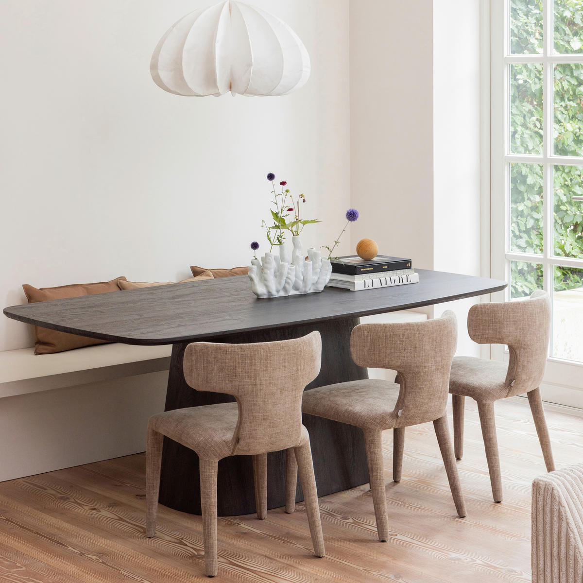 ESSTISCH rechteckig Dunkelbraun  - Dunkelbraun, Design, Holzwerkstoff (200/105/76cm) - Livetastic