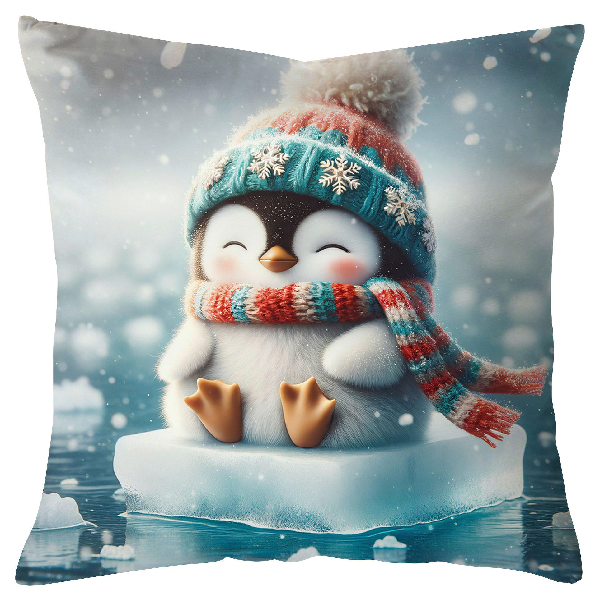 ZIERKISSEN  35/35 cm   - Multicolor, Basics, Textil (35/35cm) - X-Mas