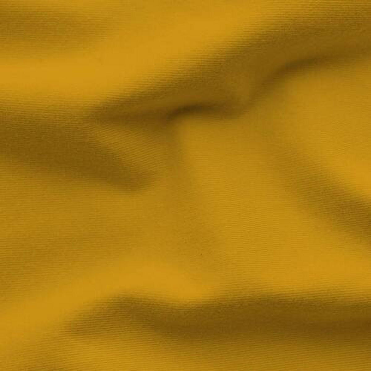 BOXSPRING-SPANNLEINTUCH 180-200/200-220 cm Jersey  - Currygelb, Basics, Textil (180-200/200-220cm) - Schlafgut