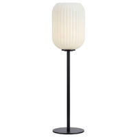 TISCHLEUCHTE CAVA 14/55 cm   - Schwarz/Weiß, Basics, Glas/Metall (14/55cm) - Markslöjd