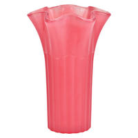 VASE  - Pink, Basics, Glas (16,0/25,0/16,0cm)