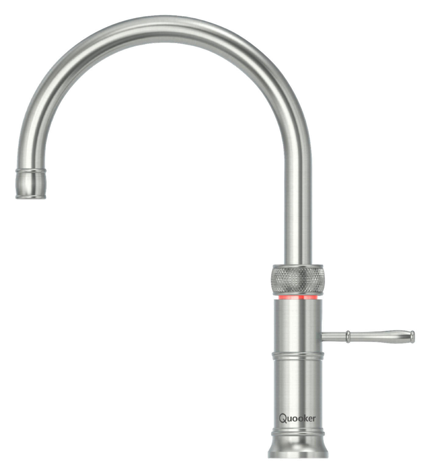 KÜCHENARMATUR Classic Fusion Round  - Edelstahlfarben, Basics, Metall (5/36,6/25,1cm) - Quooker