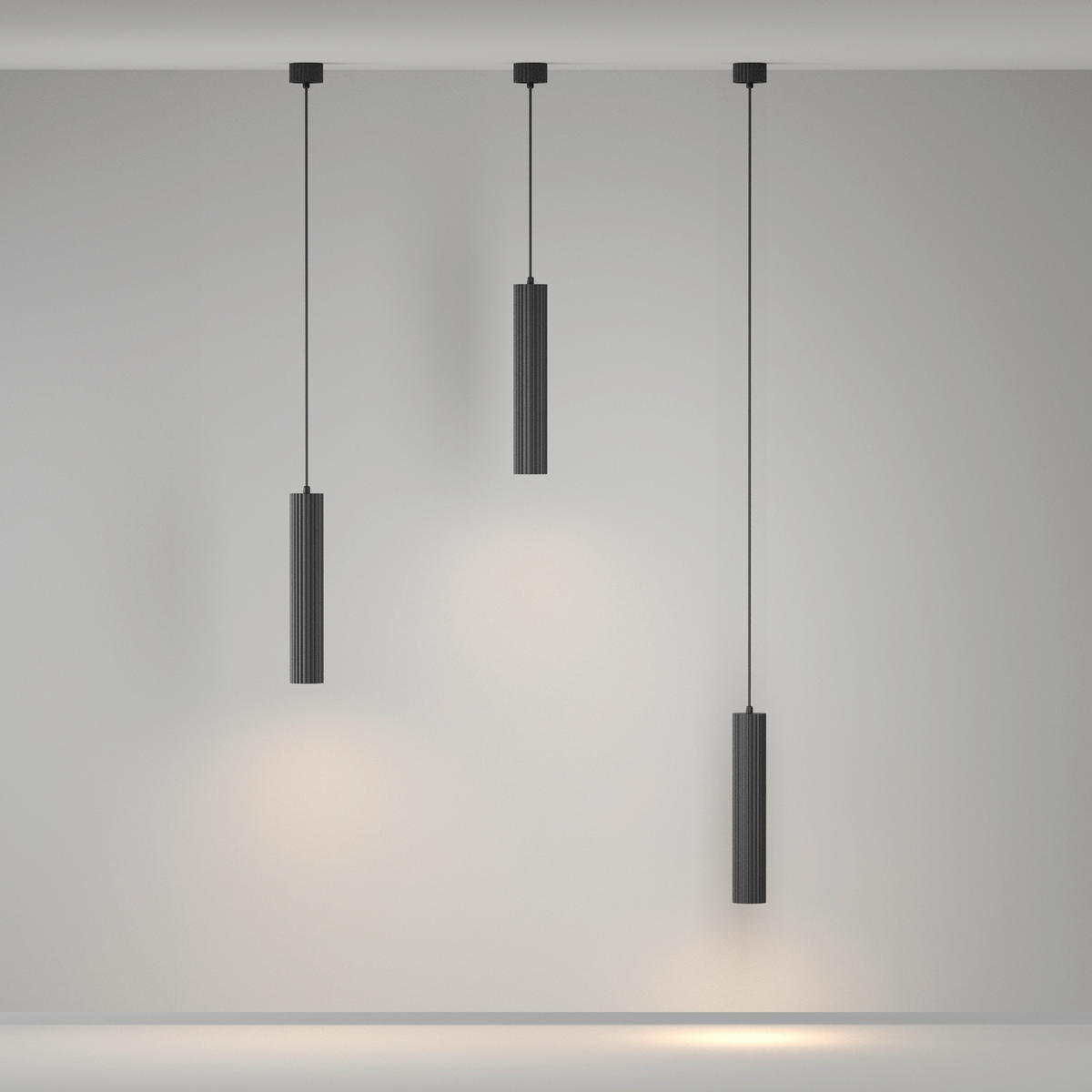 PENDELLEUCHTE Calipso 5.6/143 cm  - Schwarz, Design, Metall (5.6/143cm) - MAYTONI