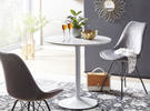 ESSTISCH 75/75/74 cm Weiß rund  - Weiß, MODERN, Metall (75/75/74cm) - MID.YOU
