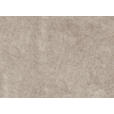 ECKSOFA in Velours Hellbraun  - Chromfarben/Hellbraun, KONVENTIONELL, Kunststoff/Textil (247/247cm) - Carryhome