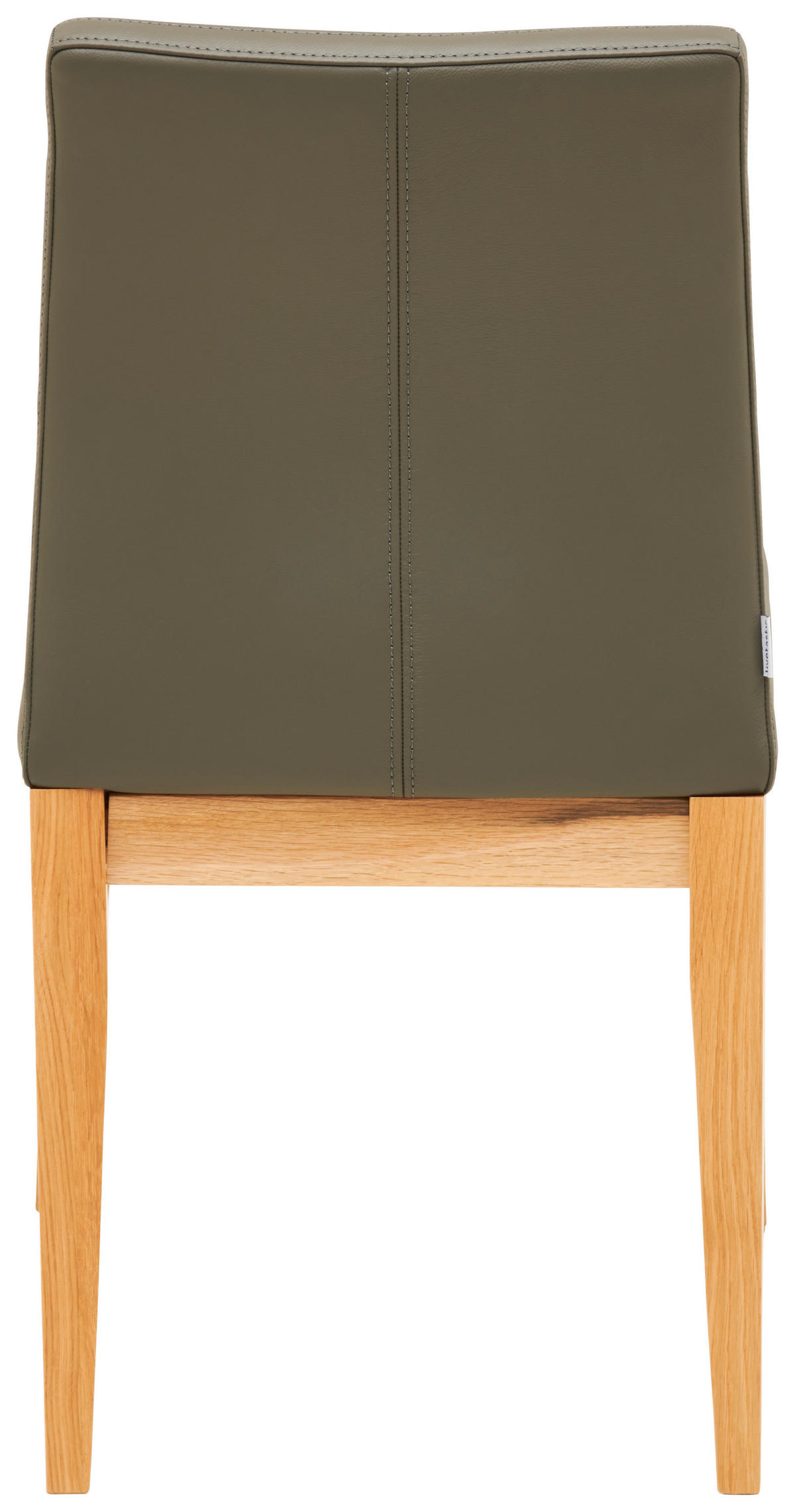 ŽIDLE, antracitová - barvy dubu/antracitová, Moderní, dřevo/kůže (48,5/86,5/60cm) - Livetastic