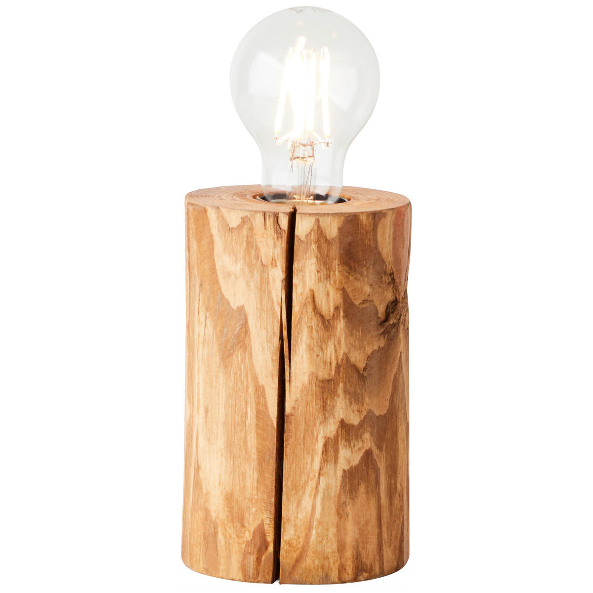 TISCHLEUCHTE 10/15 cm   - Kieferfarben, Natur, Holz (10/15cm) - Brilliant