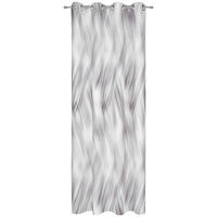 ÖSENSCHAL Gio halbtransparent 140/255 cm   - Silberfarben, Design, Textil (140/255cm) - Novel