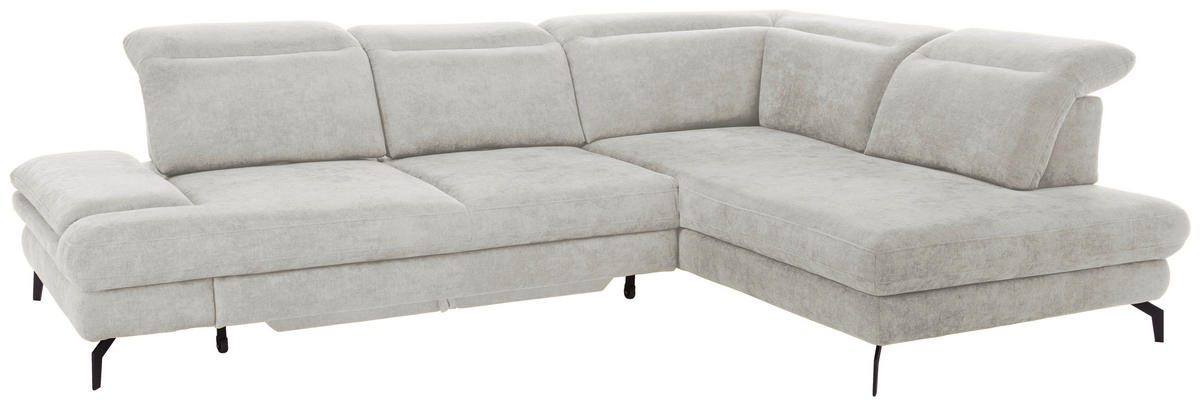 ROHOVÁ SEDACIA SÚPRAVA, textil,  - čierna, Design, kov/textil (295/213cm) - Stylife
