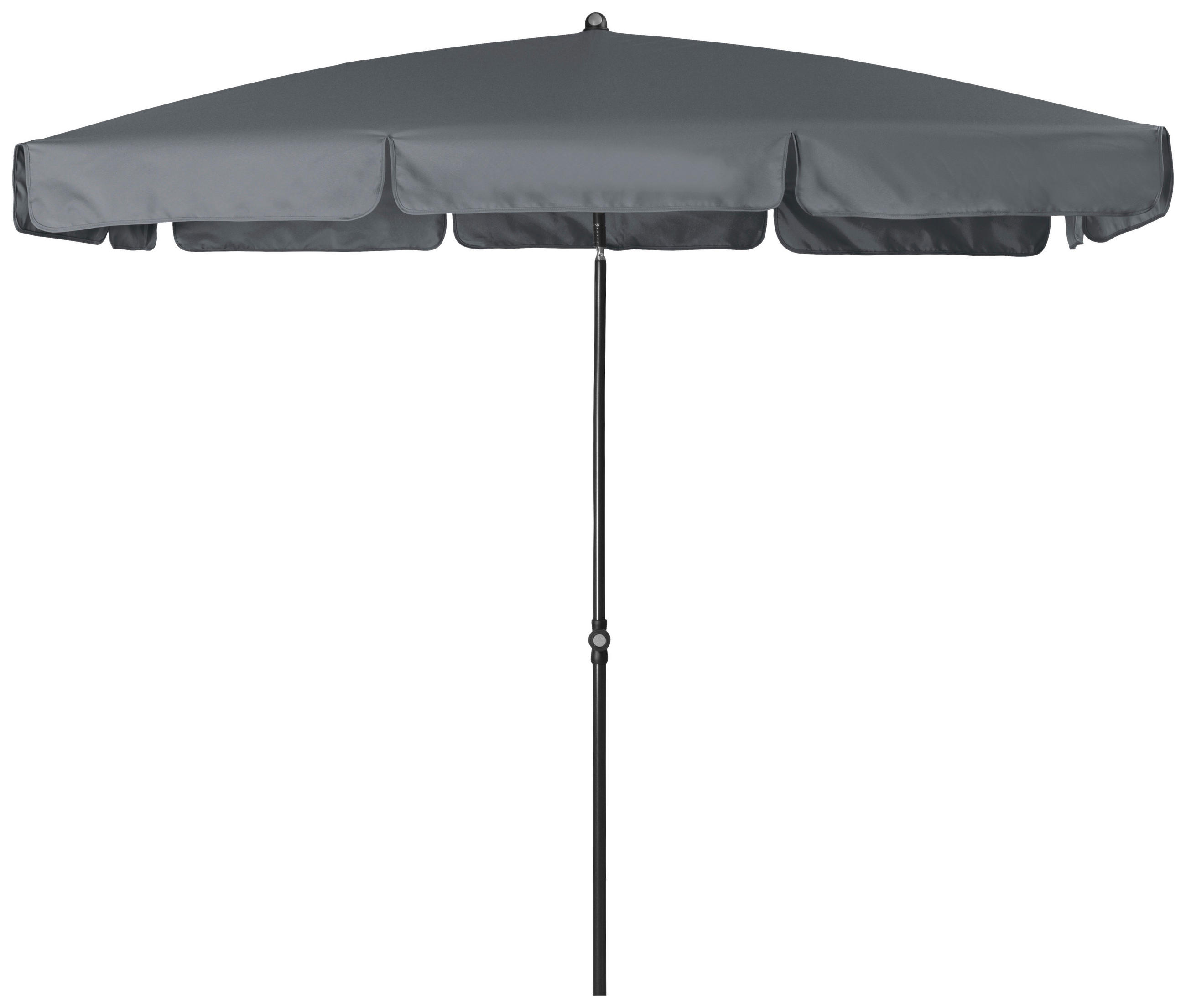 SONNENSCHIRM 120x225 cm Anthrazit  - Anthrazit, Basics, Textil/Metall (120/225cm) - Doppler