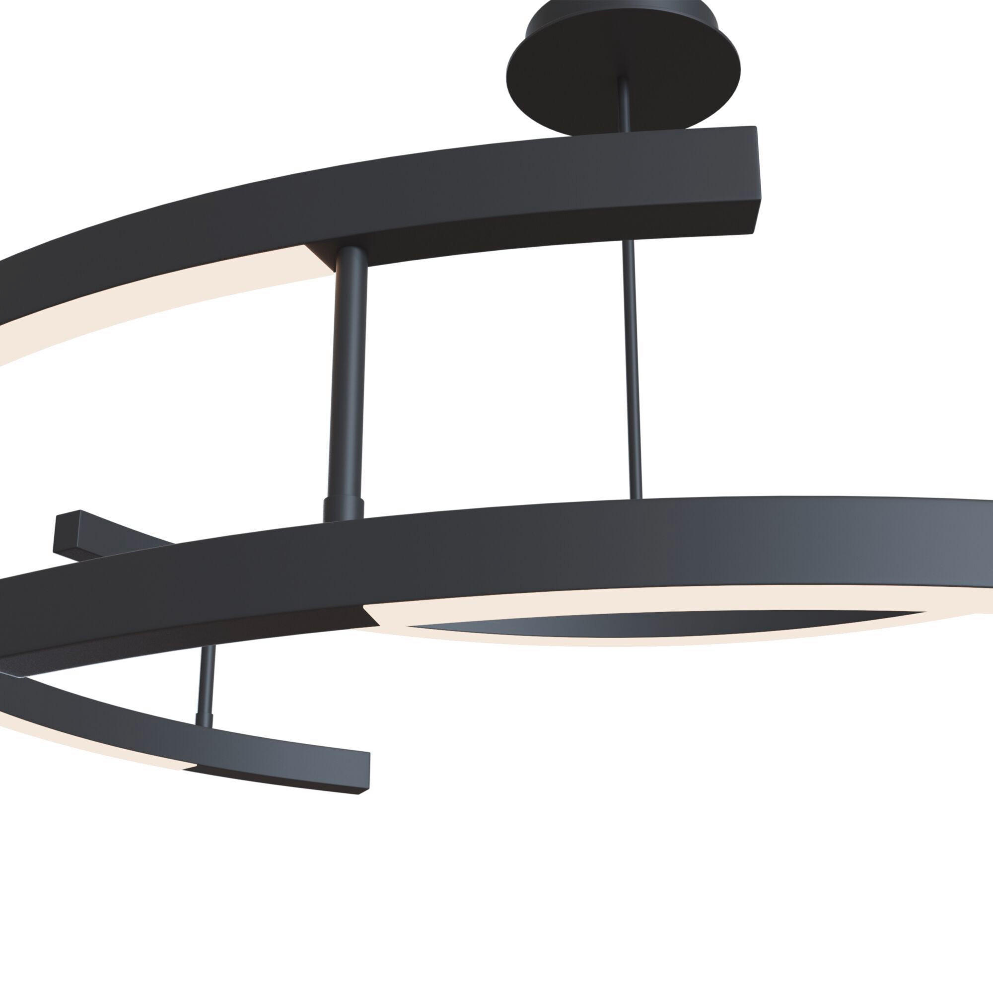 PENDELLEUCHTE 83/23,9 cm    - Schwarz, Trend, Metall (83/23,9cm) - MAYTONI