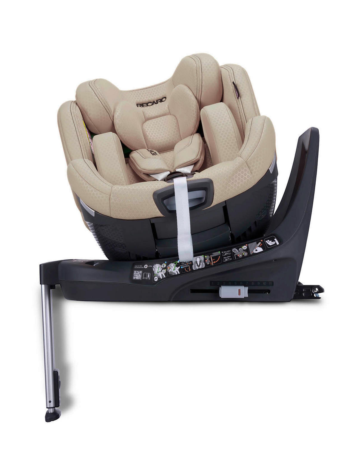 REBOARDER-KINDERSITZ Xenon 1  - Beigebraun, Basics, Kunststoff/Textil (44/58-77/58,5cm) - RECARO