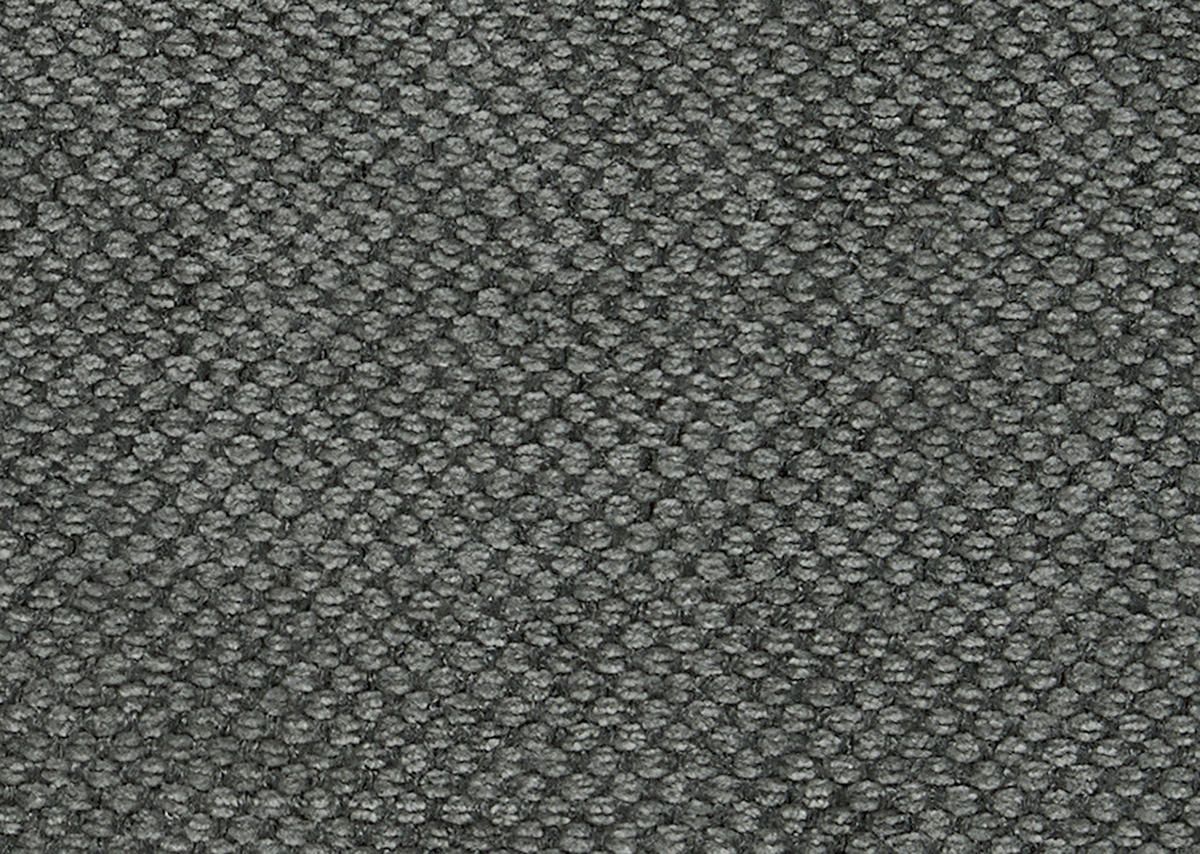 ECKSOFA  in Chenille Grau  288/198 cm  - Schwarz/Grau, Design, Textil/Metall (288/198cm) - Beldomo Style