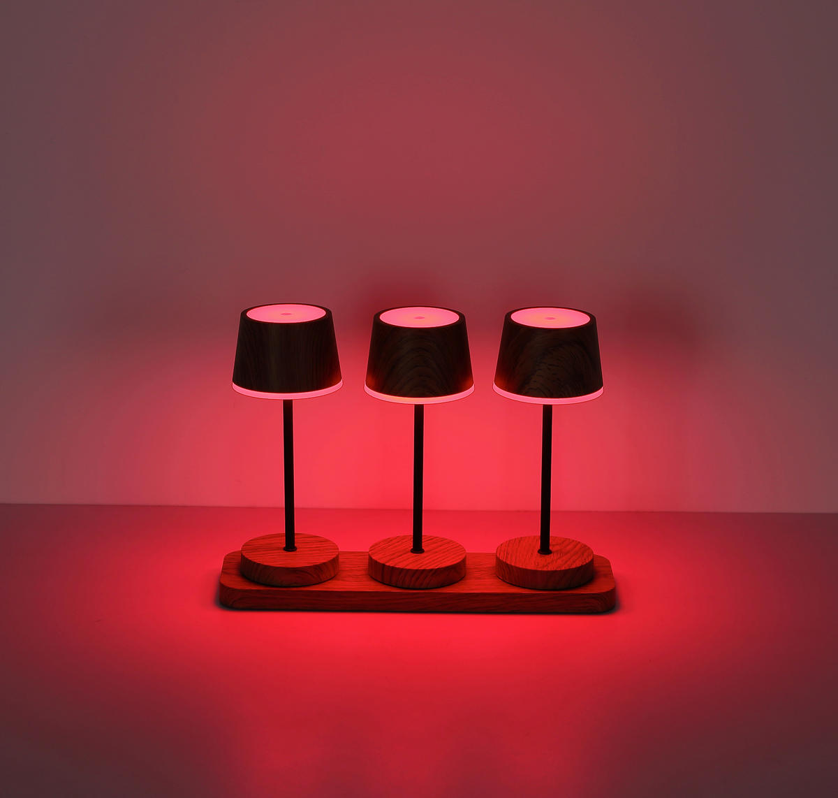 AKKU-TISCHLEUCHTE Dawson 8.3/20 cm  - Opal/Schwarz, Design, Kunststoff/Metall (8.3/20cm) - Globo