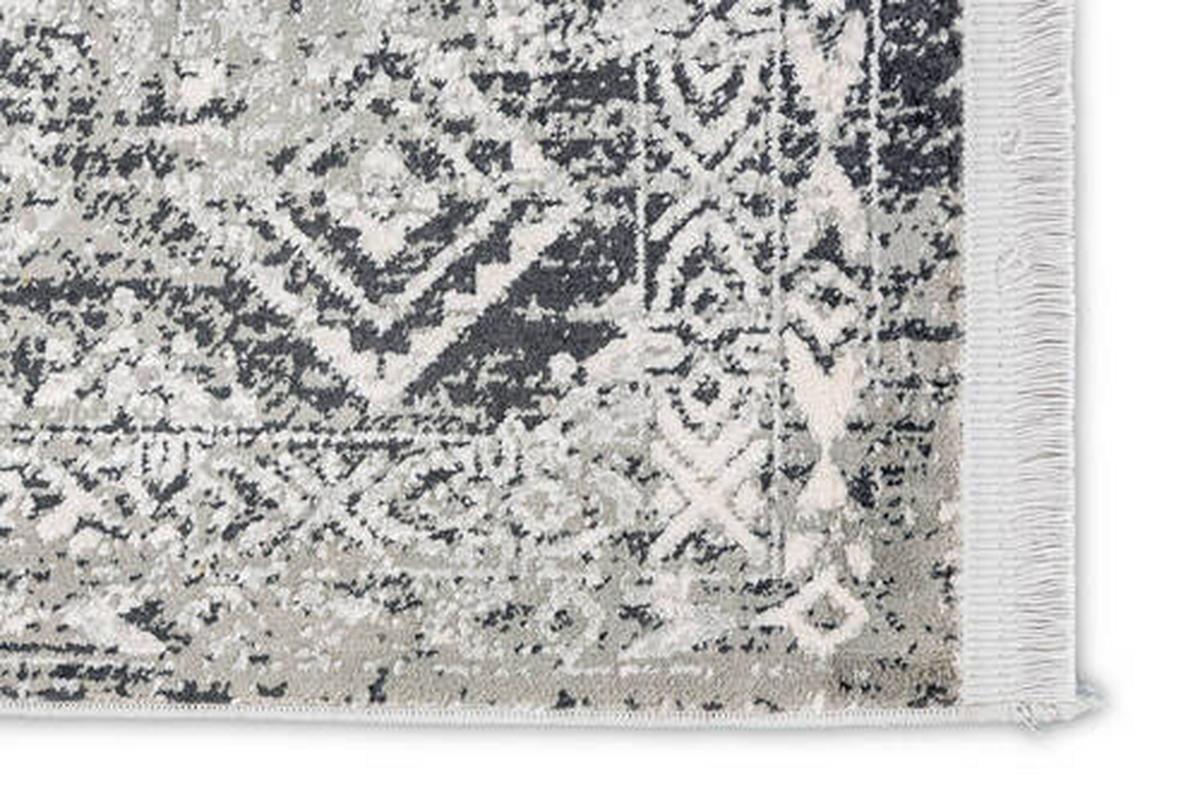 TKANÝ KOBEREC, 80/150 cm, krémová, šedá, světle šedá, tmavě šedá - šedá/krémová, Konvenční, textil (80/150cm)