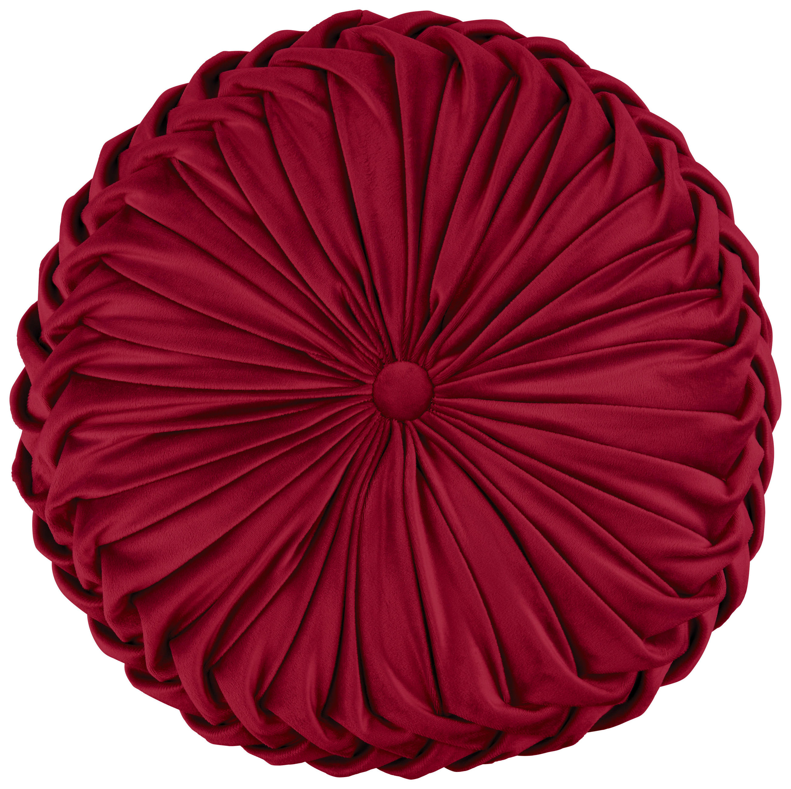 DEKORAČNÍ POLŠTÁŘ 40 cm - tmavě červená, Trend, textil (40cm) - Esposa