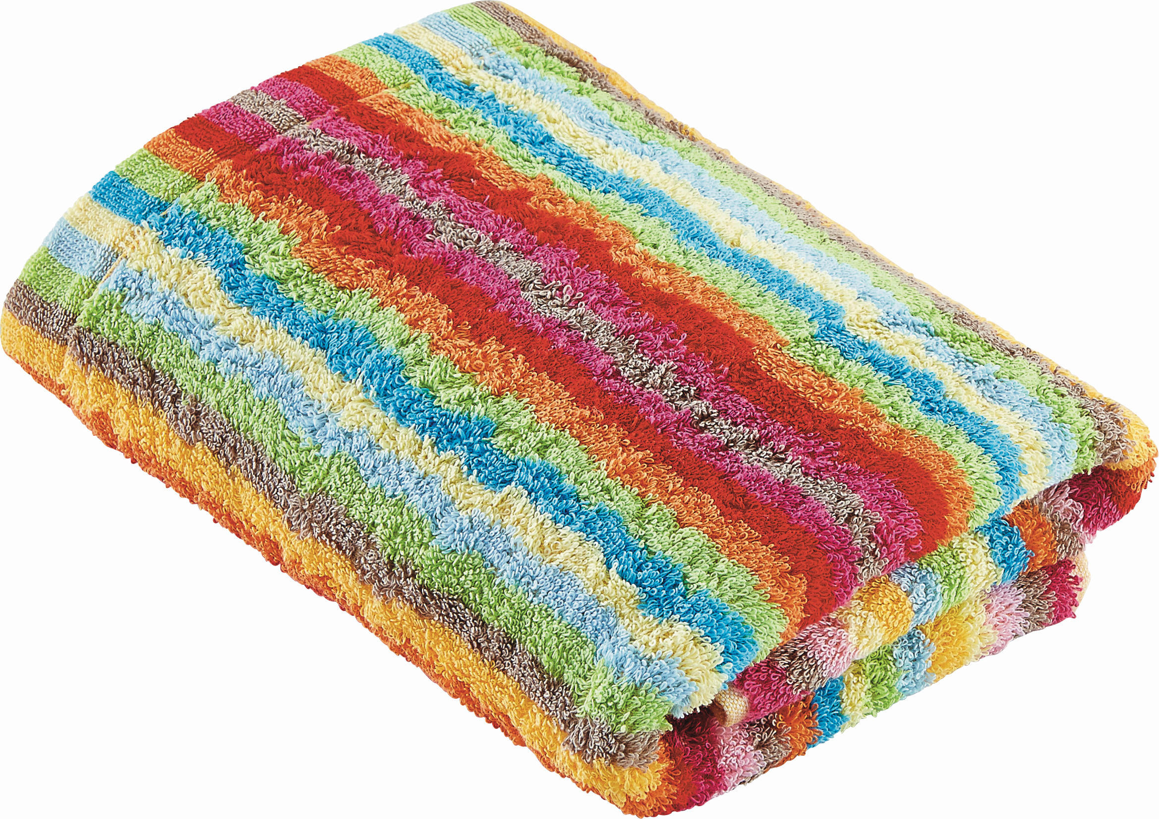 HANDTUCH Lifestyle Streifen Multicolor  - Multicolor, Basics, Textil (50/100cm) - Cawoe