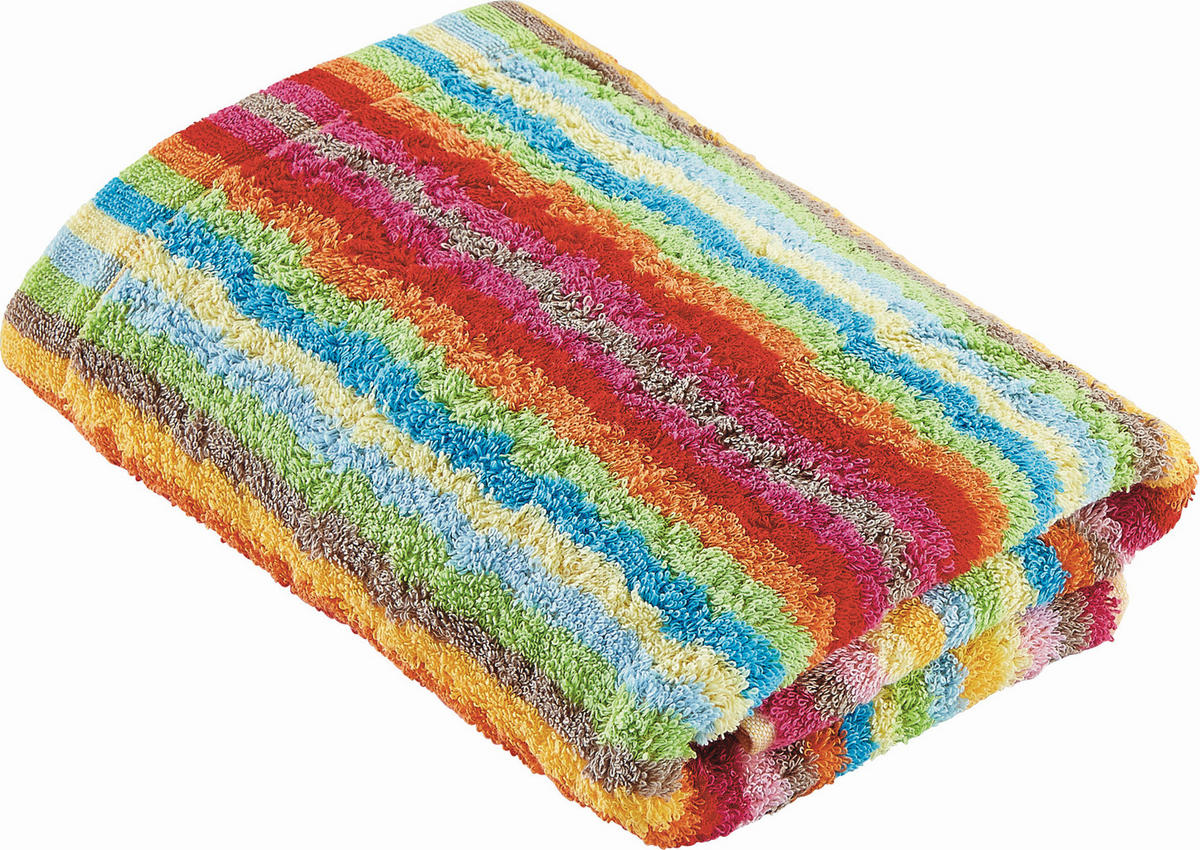 HANDTUCH Lifestyle Streifen Multicolor  - Multicolor, Basics, Textil (50/100cm) - Cawoe