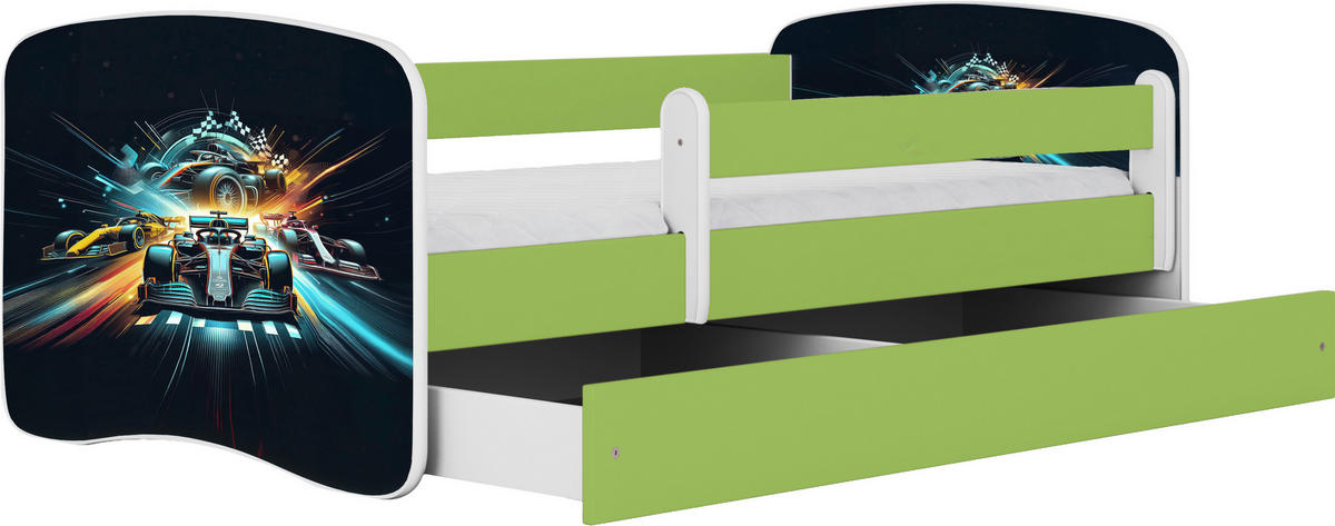 KINDER-/JUNIORBETT - Birkefarben/Weiß, MODERN, Holz/Holzwerkstoff (80/160cm) - MID.YOU