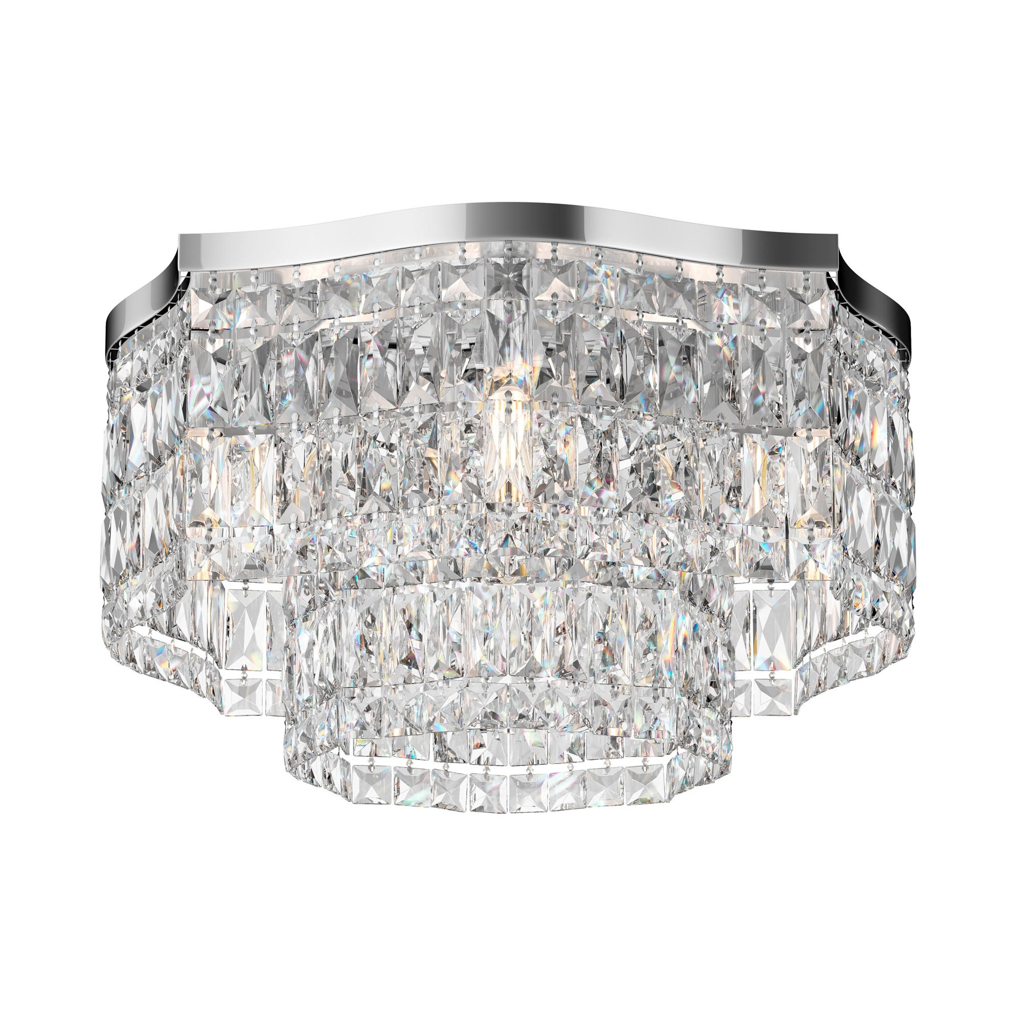 DECKENLEUCHTE  45/25 cm    - Chromfarben, Trend, Metall (45/25cm) - MAYTONI