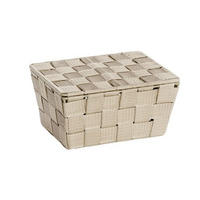 KOŠÍK béžová - béžová, Basics, plast (19/10/14cm)