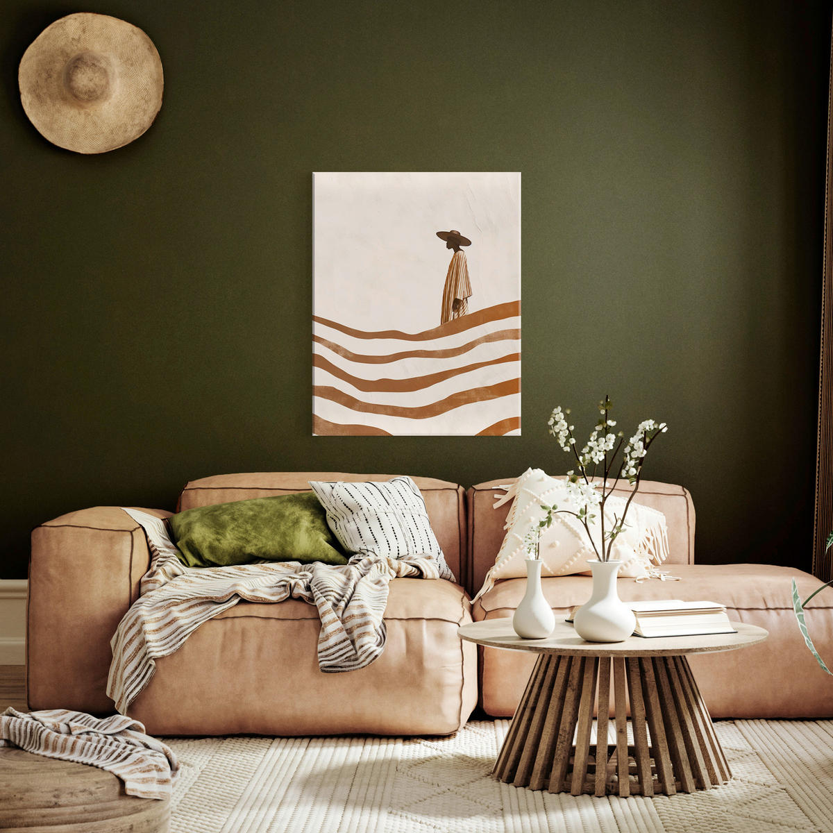 LEINWANDBILD Abstraktes 60/80 cm  - Multicolor, Basics, Holz/Textil (60/80cm)