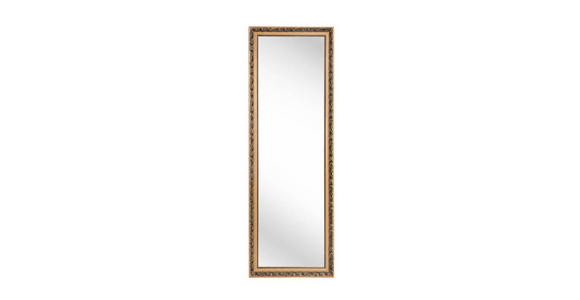 WANDSPIEGEL 50/150/3 cm    - Goldfarben, LIFESTYLE, Glas/Holz (50/150/3cm) - Carryhome