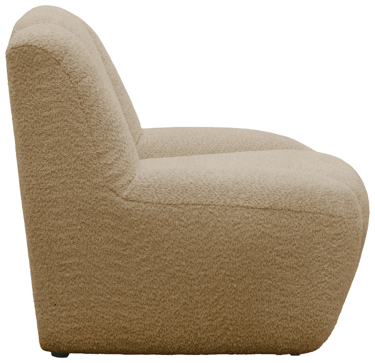 SESSEL in Chenille Taupe  - Taupe/Creme, MODERN, Kunststoff/Textil (77/82/93cm) - Livetastic