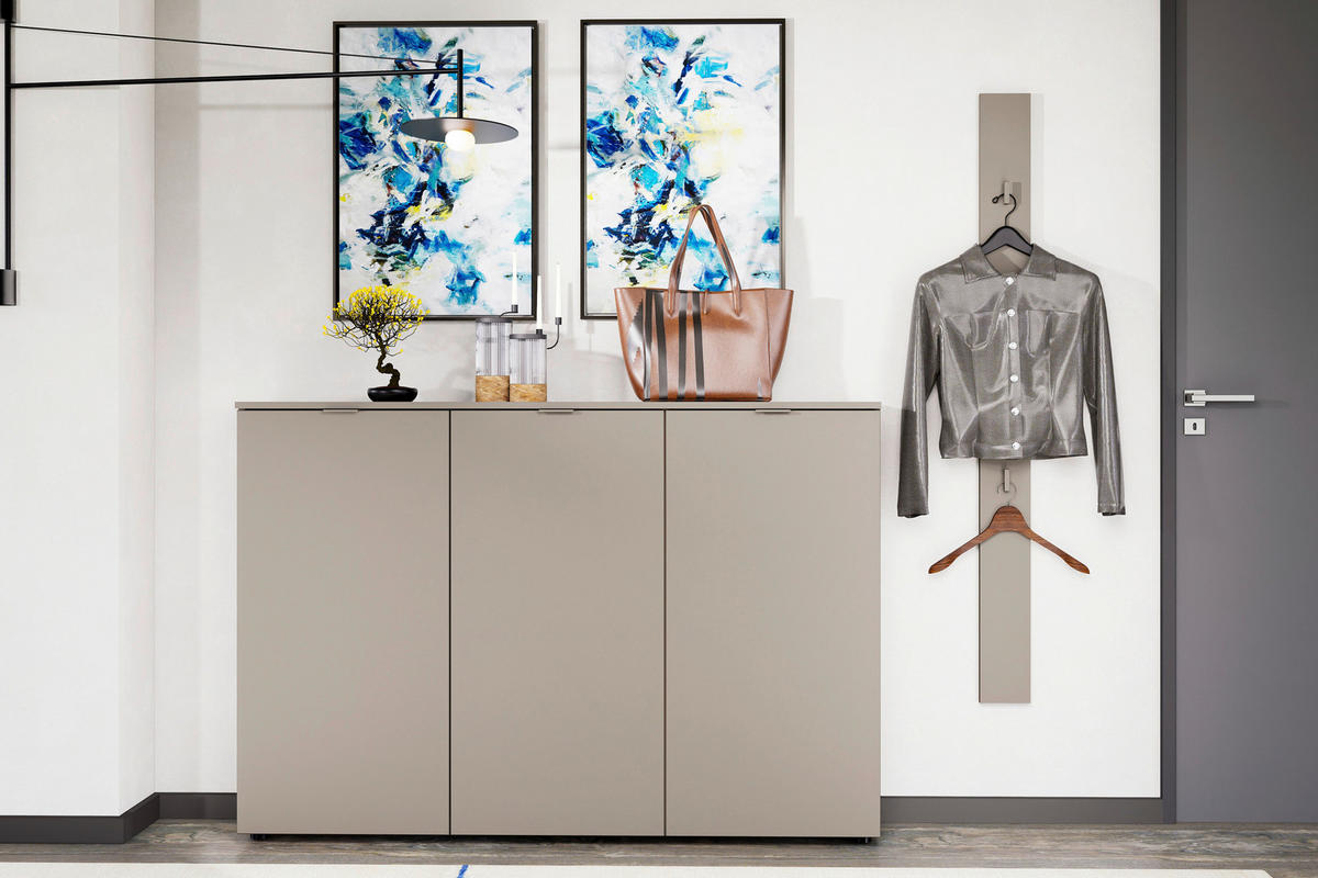 ORMAR ZA OBUĆU  taupe, bež, kašmir  drvni materijal     - kašmir/bež, Design, drvni materijal/metal (150/103/22cm) - Livetastic