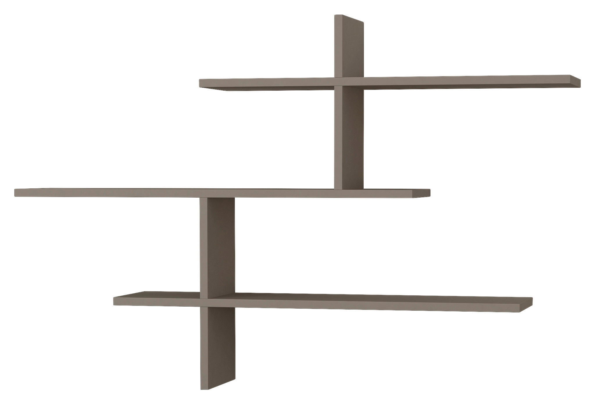Livetastic Wandregal Salem Beige 123x81x22 cm