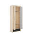 GARDEROBENSCHRANK Hochglanz, melaminharzbeschichtet Apfelbaumfarben, Dunkelbraun - Chromfarben/Apfelbaumfarben, KONVENTIONELL, Holzwerkstoff/Metall (78/197,3/41,5cm) - Venda