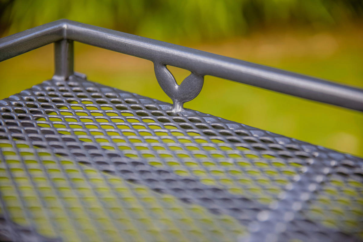 GARTEN-SERVIERWAGEN  - Grau, Basics, Metall (69/54/87cm) - Gardenson