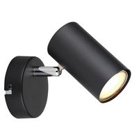 STRAHLER - Chromfarben/Schwarz, Konventionell, Metall (8/12/10cm) - Globo