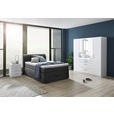 BOXSPRINGBETT 120/200 cm  in Anthrazit  - Anthrazit, KONVENTIONELL, Textil (120/200cm) - Carryhome