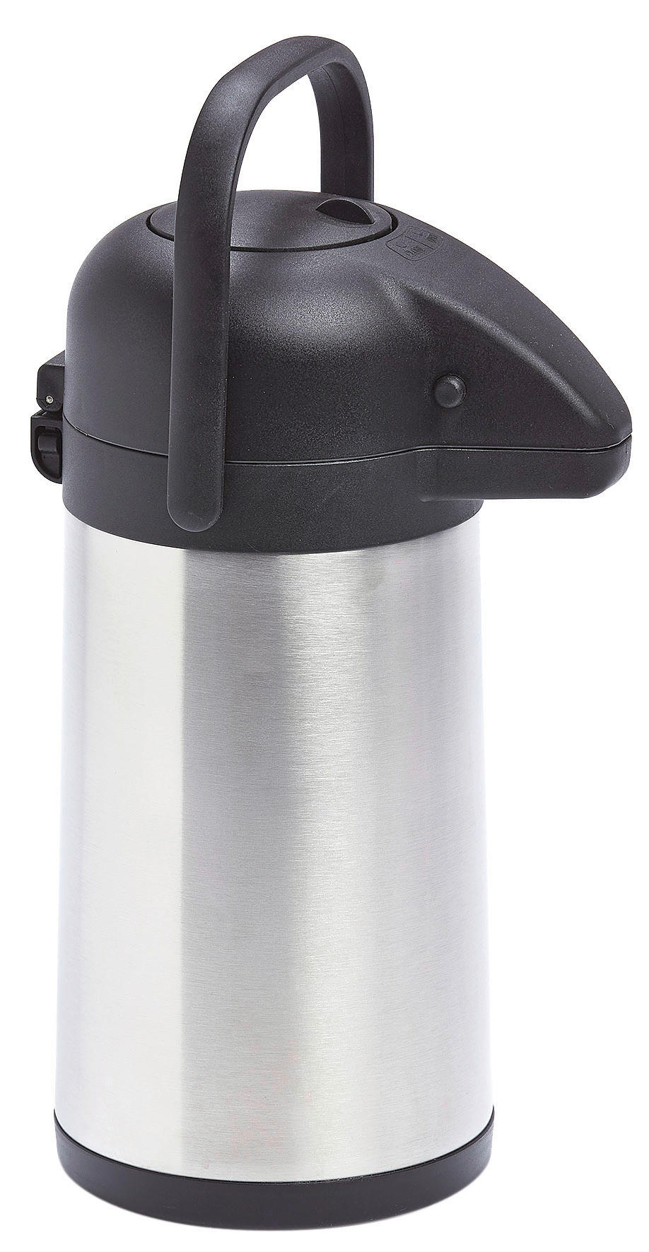 Isolierkanne Schwarz/Silberf. Ed-Airpot ca. 2,2 L