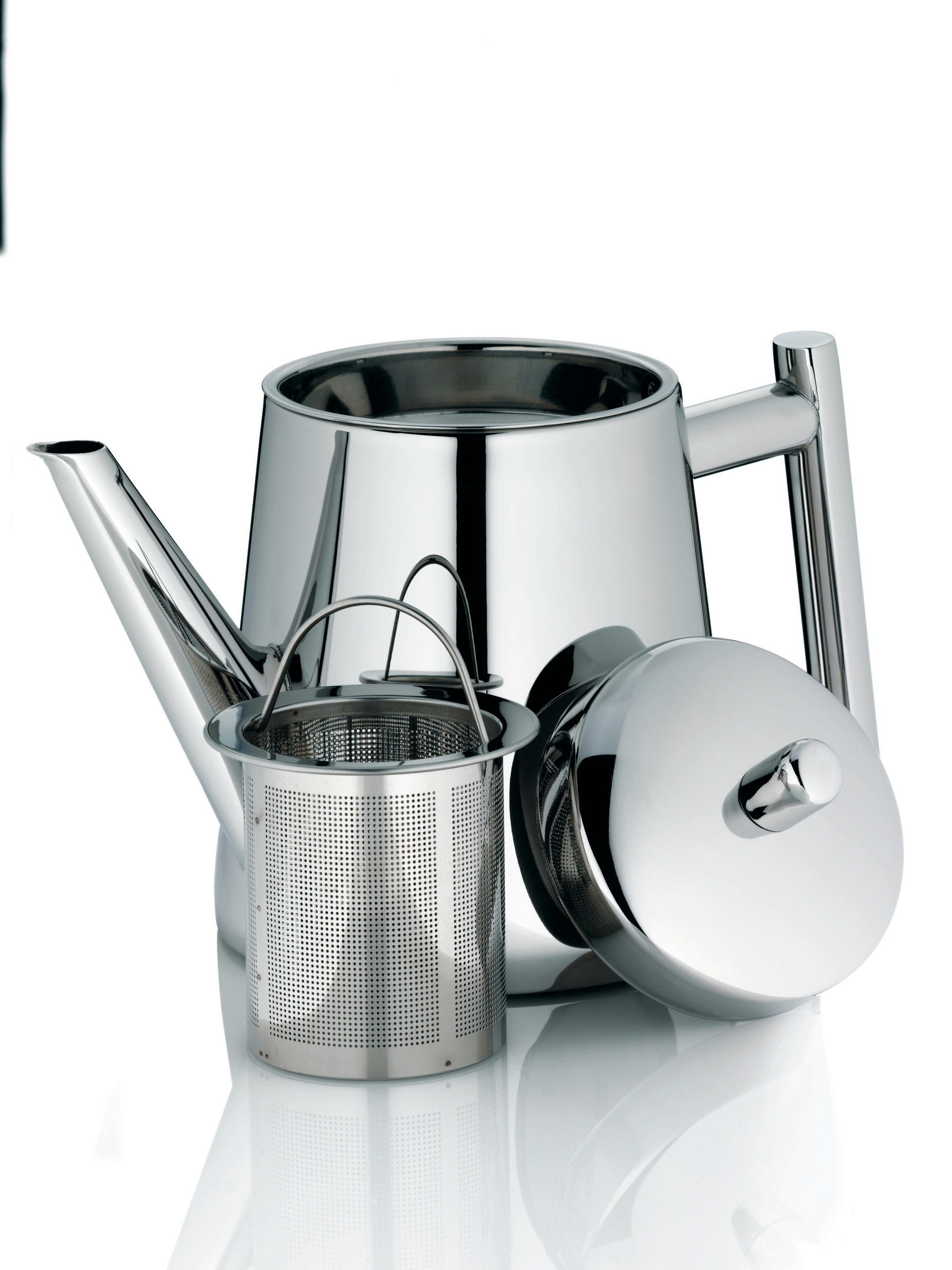 TEEKANNE Ancona  - Silberfarben, KONVENTIONELL, Metall (11.5/15cm) - Kela